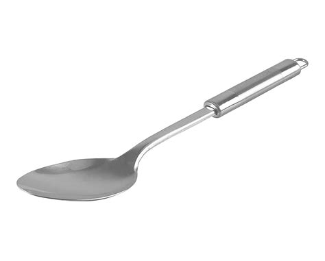 Buy Kuber Industries Stainless Steel Solid Cooking Spoon, Serving Spoon ...