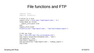 Image result for Ruby Scripting
