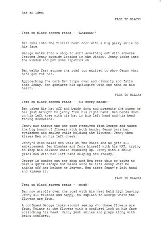 Image result for Final Draft Script Sample