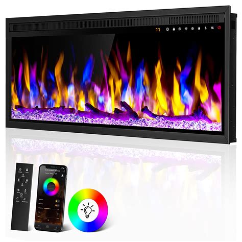 Snapklik.com : Smart 36 WiFi-Enabled Electric Fireplace Heater ...