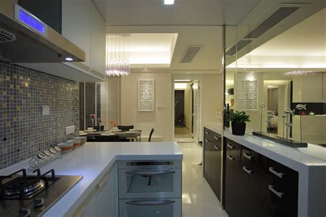96平米现代简约厨房设计图 – 设计本装修效果图