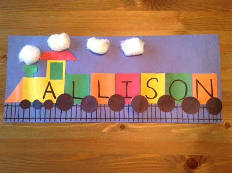 T is for Train Craft - Preschool Craft - Name Craft - Letter of the ...