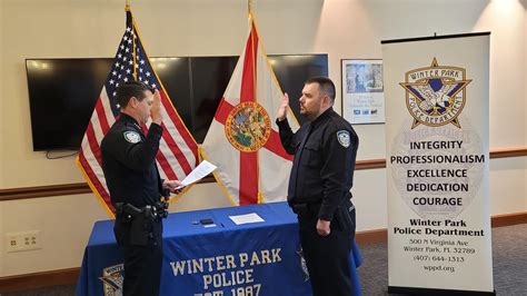 New Police Officer Sworn... - Winter Park Police Department | Facebook