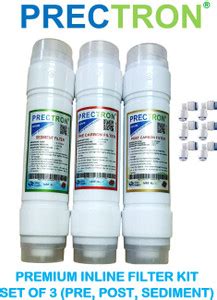 PRECTRON by PRECTRON Premium Quality Inline Set- Pre, Post Carbon ...