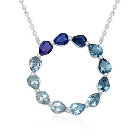 Ocean Waves Gemstones Necklace – Mivraa
