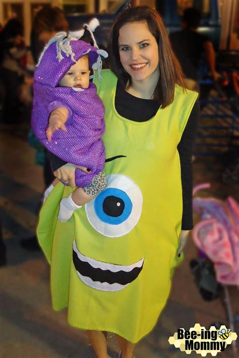 Monster's Inc. Family Costume: Mike, Sully & Boo