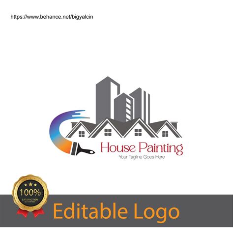 Stylish Painting Company Logo / House and Building Logo / House ...