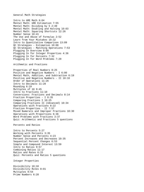 Image result for GRE Math PDF