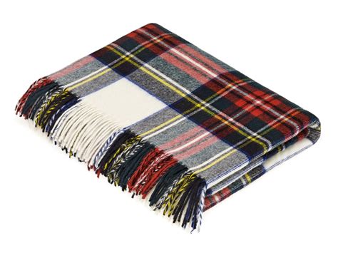 plaid throw blanket
