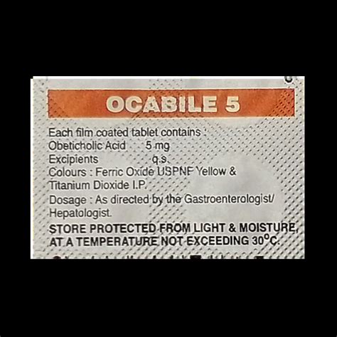 OCABILE 5MG TABLET 10'S Price, Uses, Side Effects & Substitutes | Medkart