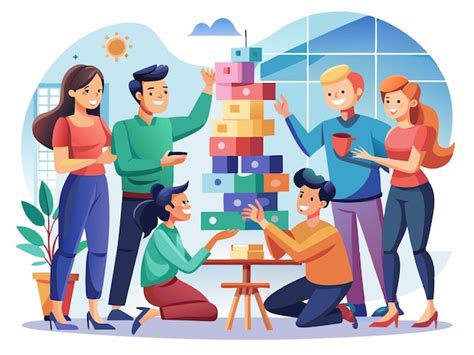 Team Building Games Vector 的图像结果