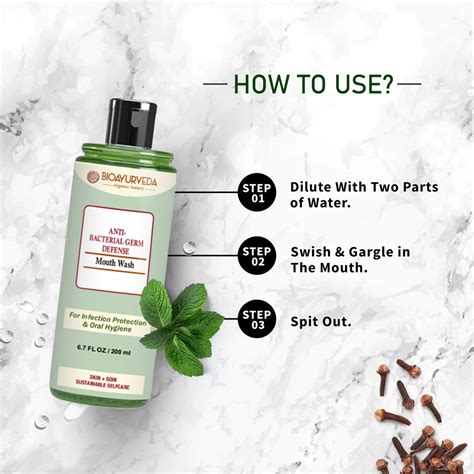 Best Ayurvedic Antibacterial Mouth Rinse for Oral Hygiene | BIOAYURVEDA