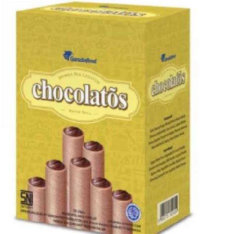 Jual Chocolatos Wafer Roll Box 24x8.5 gram di Seller Tanzz Shop ...