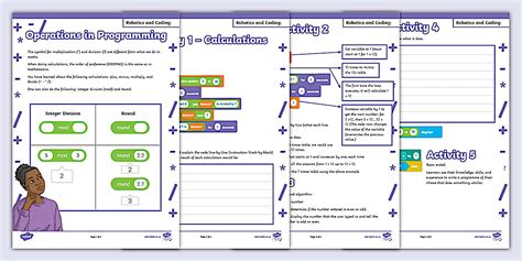 Robotics and Coding - Operations in Programming