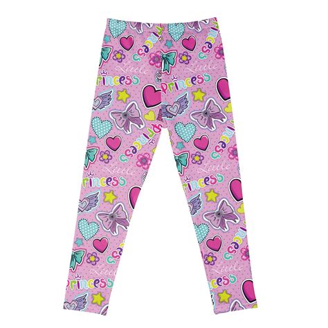 Girls Pink printed Leggings – TrendyKid