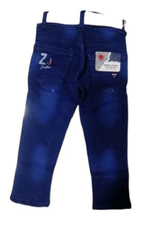 Buy ZAHABA JEANS Regular Slim Fit Stretchable Jeans Pant for Boys (Dark ...