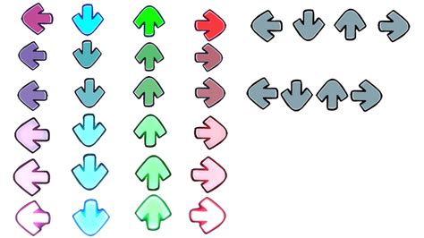 Image result for FNF Arrows Transparent