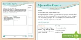 Image result for Information Report Structure