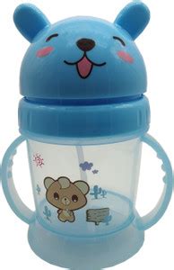 Te Quiti cartoon printed kids sipper cups cum water bottle with handle ...