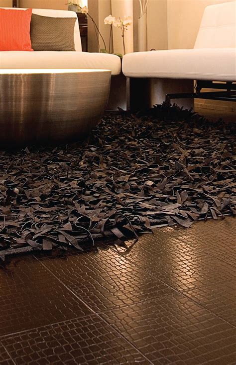 Leather Floor Tiles