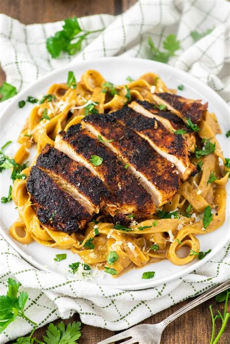 Blackened Chicken Alfredo Recipe - Chisel & Fork