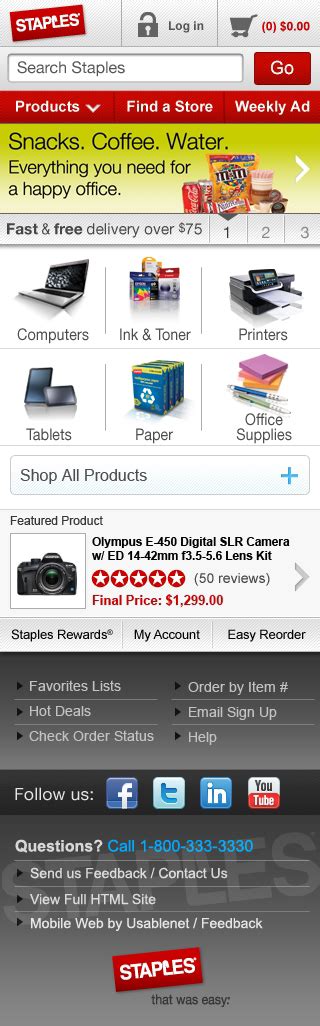Image result for Staples Website