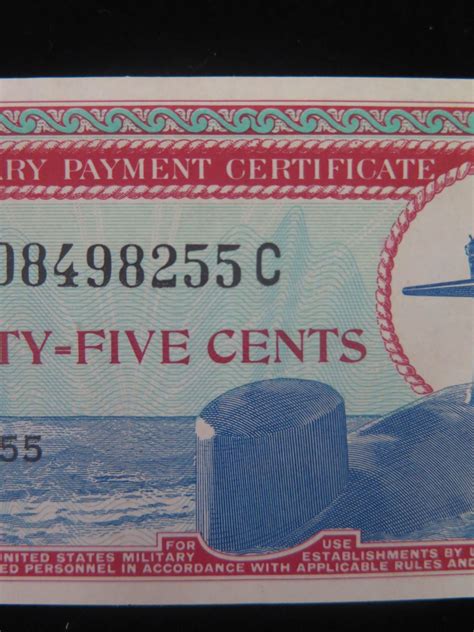Series 681 Military Payment Certificate Twenty-Five Cents