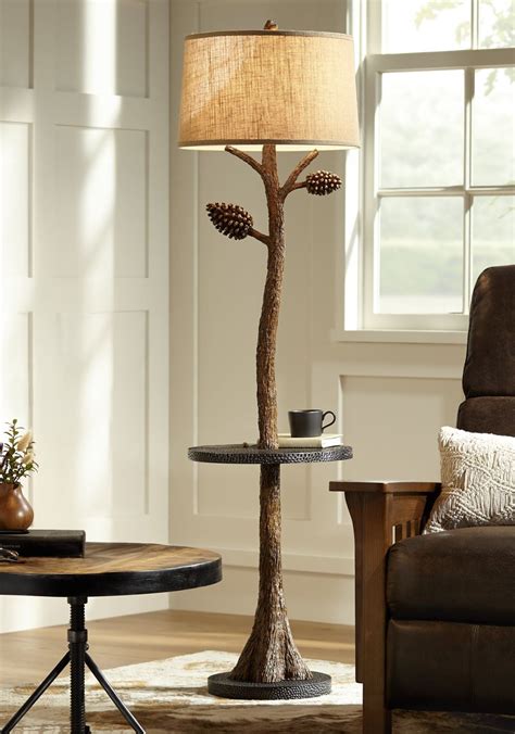 Franklin Iron Works Tree Trunk Rustic Western 67" Tall Standing Floor ...