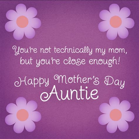 Happy Mother's Day, Auntie! Wishes For an Amazing Aunt » AllWording.com