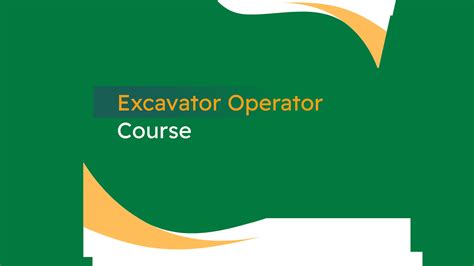 Image result for Excavator Operator Course