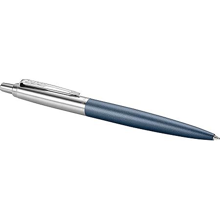 Parker Jotter XL Ballpoint Pen, Primrose Matte Blue, Chrome Trim ...