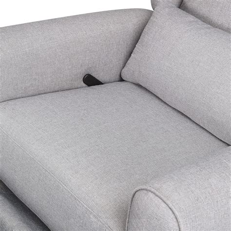 Buy DaVinci Hayden Recliner and Swivel Glider in Misty Grey, Greenguard ...