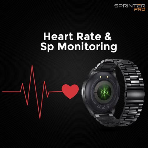 JC Sprinter PRO Smartwatch – 1.28″ HD Display • Heart Rate, SpO₂, 300 ...