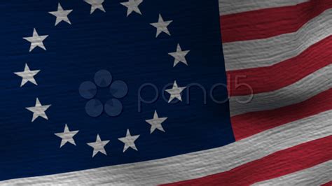 American Flag 13 Stars Background