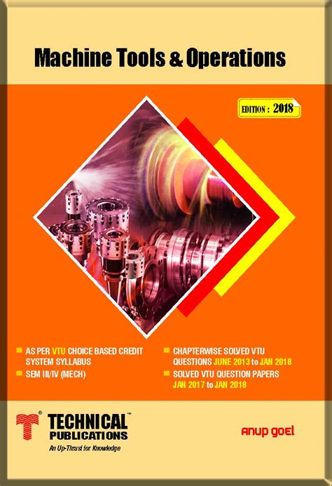 Machine Tools & Operations for VTU ( Sem III / IV MECH. CBCS Scheme ...