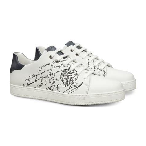BERLUTI Playtime Scritto Leather Sneakers