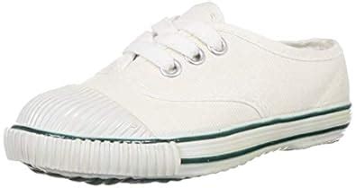 Buy Bata Unisex Tennis White School Shoes-1 Kids UK (2391079) at Amazon.in