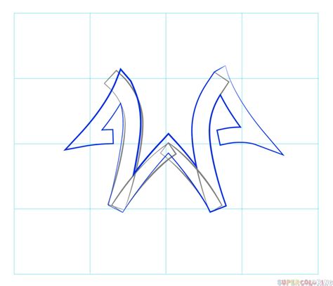How to Draw W in JavaScript 的图像结果