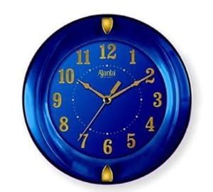 Buy Ajanta Simple Clock (Blue, 1267) Online at Low Prices in India ...