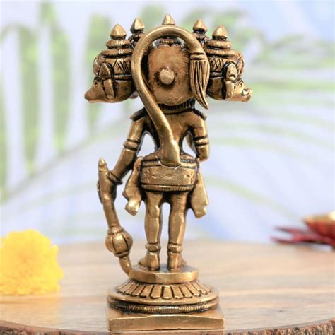 Panchmukhi hanuman murti brass idols hanuman ji statue for home decor ...