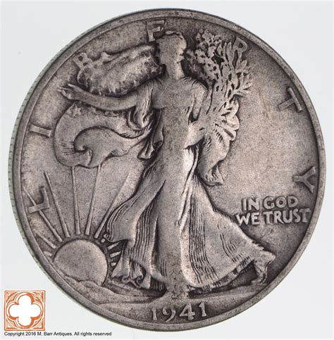 Difficult - 50c 1941-S Walking Liberty Half Dollar - Tough Mint Mark ...