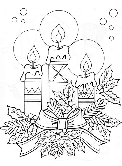 christmas drawing pages
