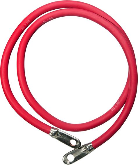 Sierra International BC88543 4' Red Marine 2 Gauge Battery Cable ...