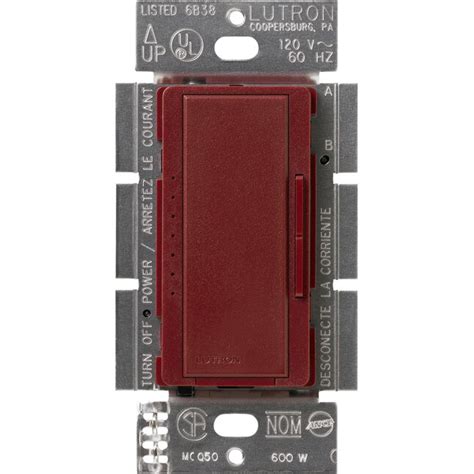 Lutron Maestro Multi-location Touch Light Dimmer, Merlot at Lowes.com