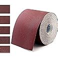 5 Grits Emery Cloth Roll，60 to 240 Grit Sandpaper roll Ready-to-wrap ...