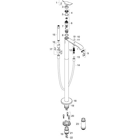 Vivenis Bath mixers: 2 functions, Chrome, Item No. 75445000