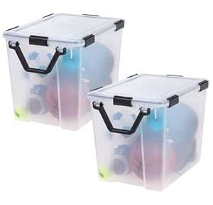 IRIS USA, Inc. UCB-LT WEATHERTIGHT Storage Box with Handle, 103 Quart ...