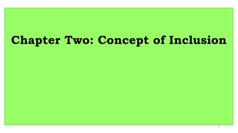 Image result for Inclusiveness Chapter 2