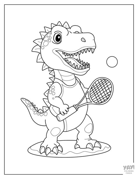 T-Rex Coloring Pages (Free Printables)
