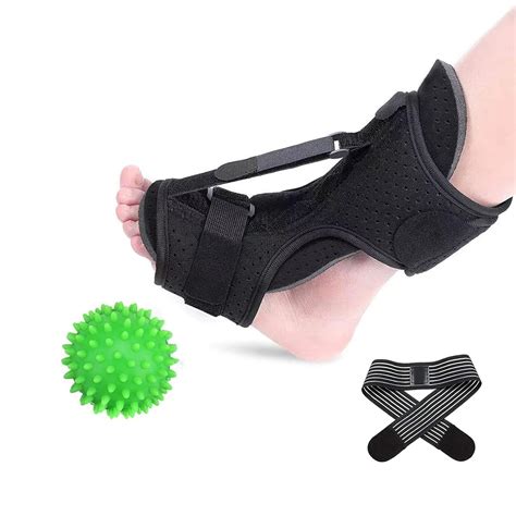 2021 New Upgraded Black Night Splint for Plantar Fascitis, Adjustable ...